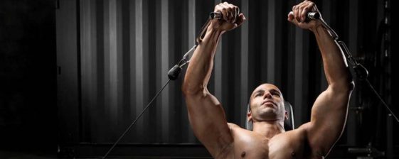 écartés aux poulies